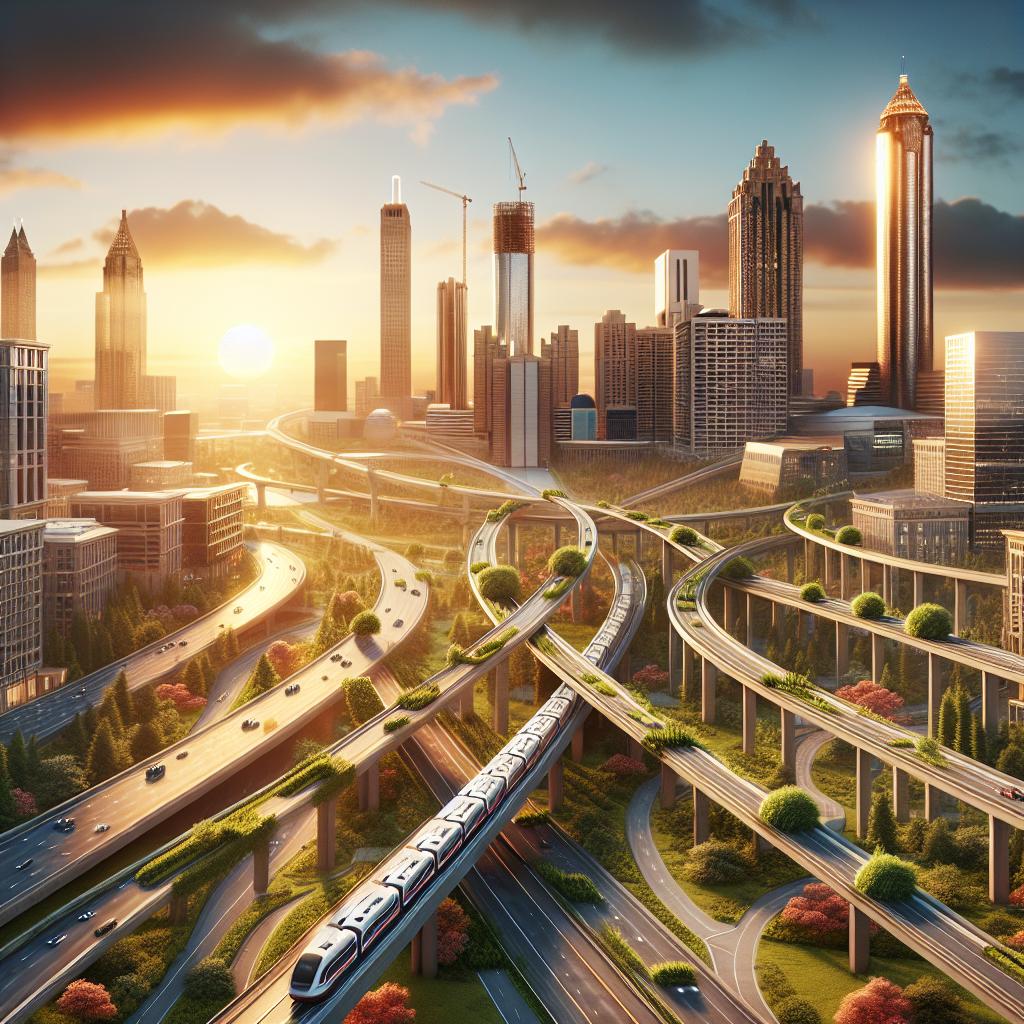 "Atlanta Infrastructure Progress Symbolized"