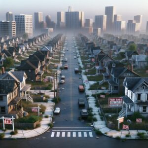 Urban housing market decline