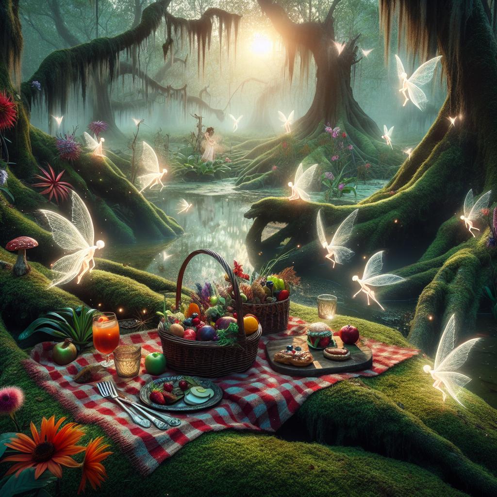 Fairy tale swamp picnic.
