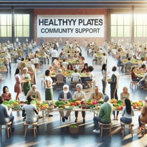 "Healthy plates community support"