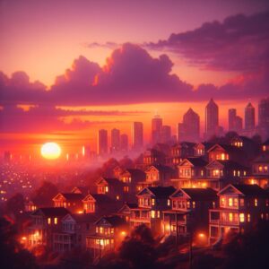 "Affordable Housing, Atlanta Sunset"