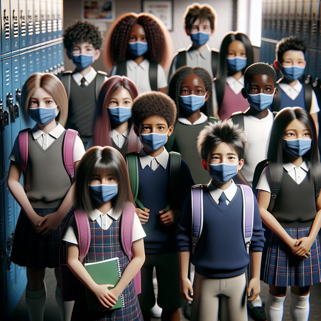"Masked Children at Georgia School"