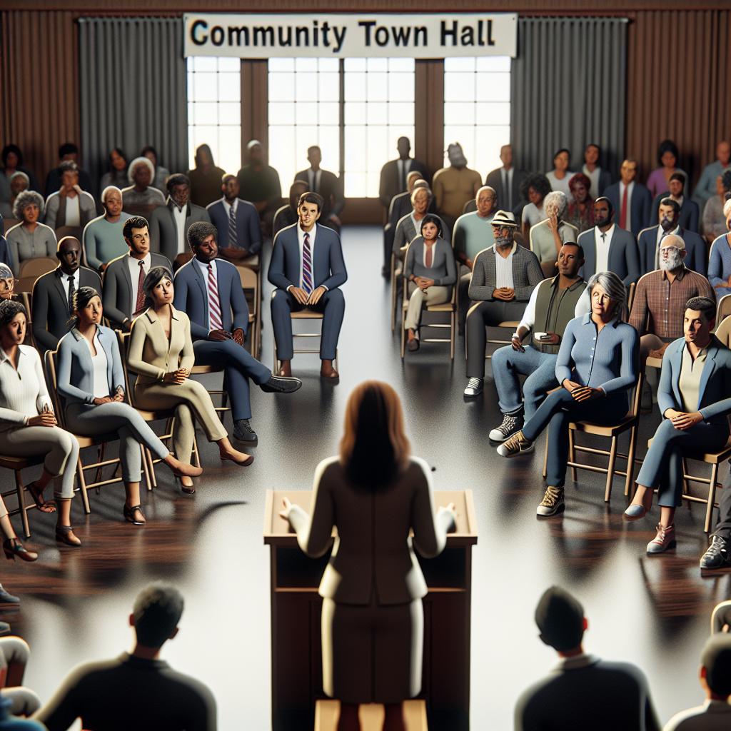 Community town hall discussions