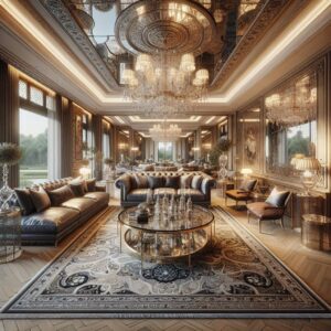 Luxurious interior design showcase