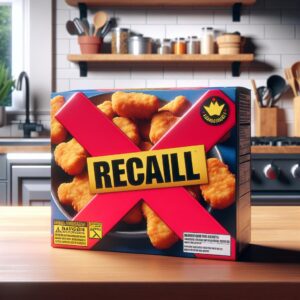 Chicken nugget recall awareness.