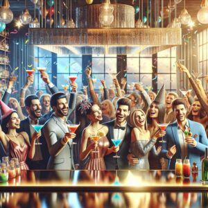 "Cocktail Bar Expansion Celebration"