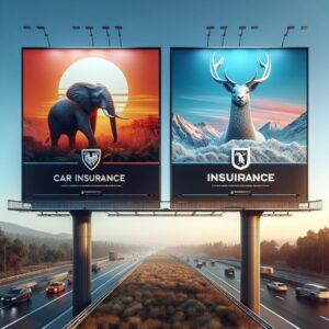 "Comparative Car Insurance Billboards"