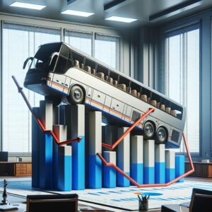 "Tilted Megabus on Economic Graph"