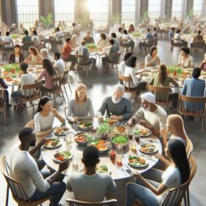 Community-focused dining experience