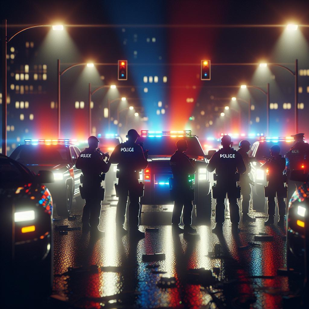 Nighttime Police Activity