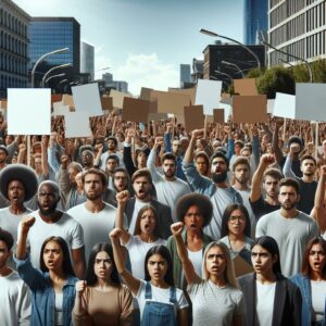 Demonstrators Rallying for Justice