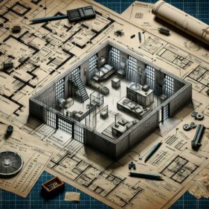 Prison cell heist plan