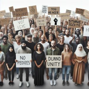 Protest Signs and Unity