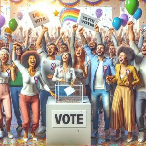 Vibrant Voting Celebration