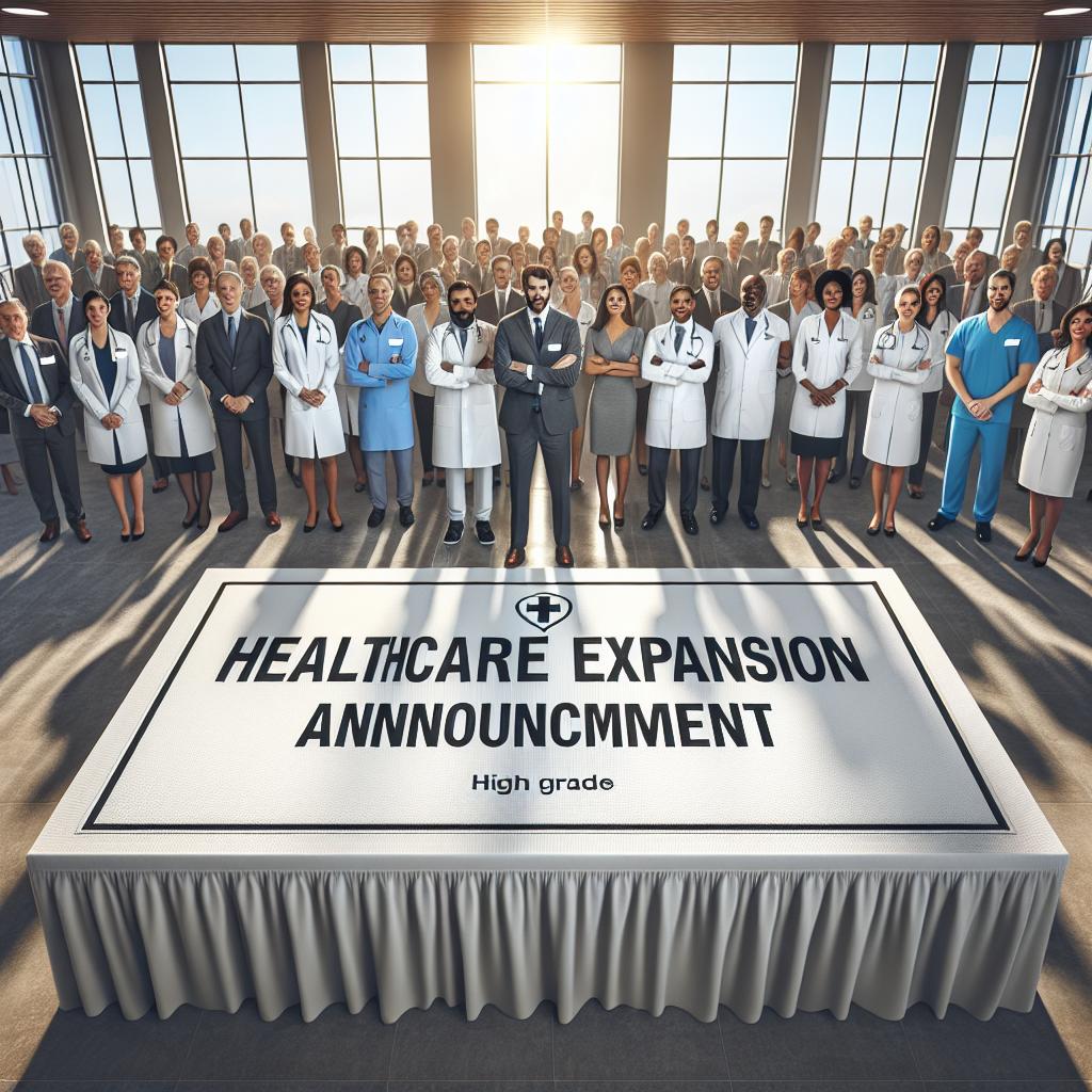 Healthcare Expansion Announcement