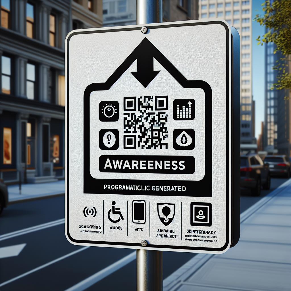 QR Code Awareness Sign