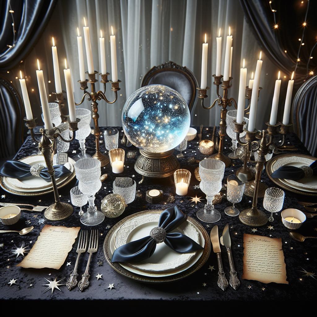 Mystery Dinner Table Setting