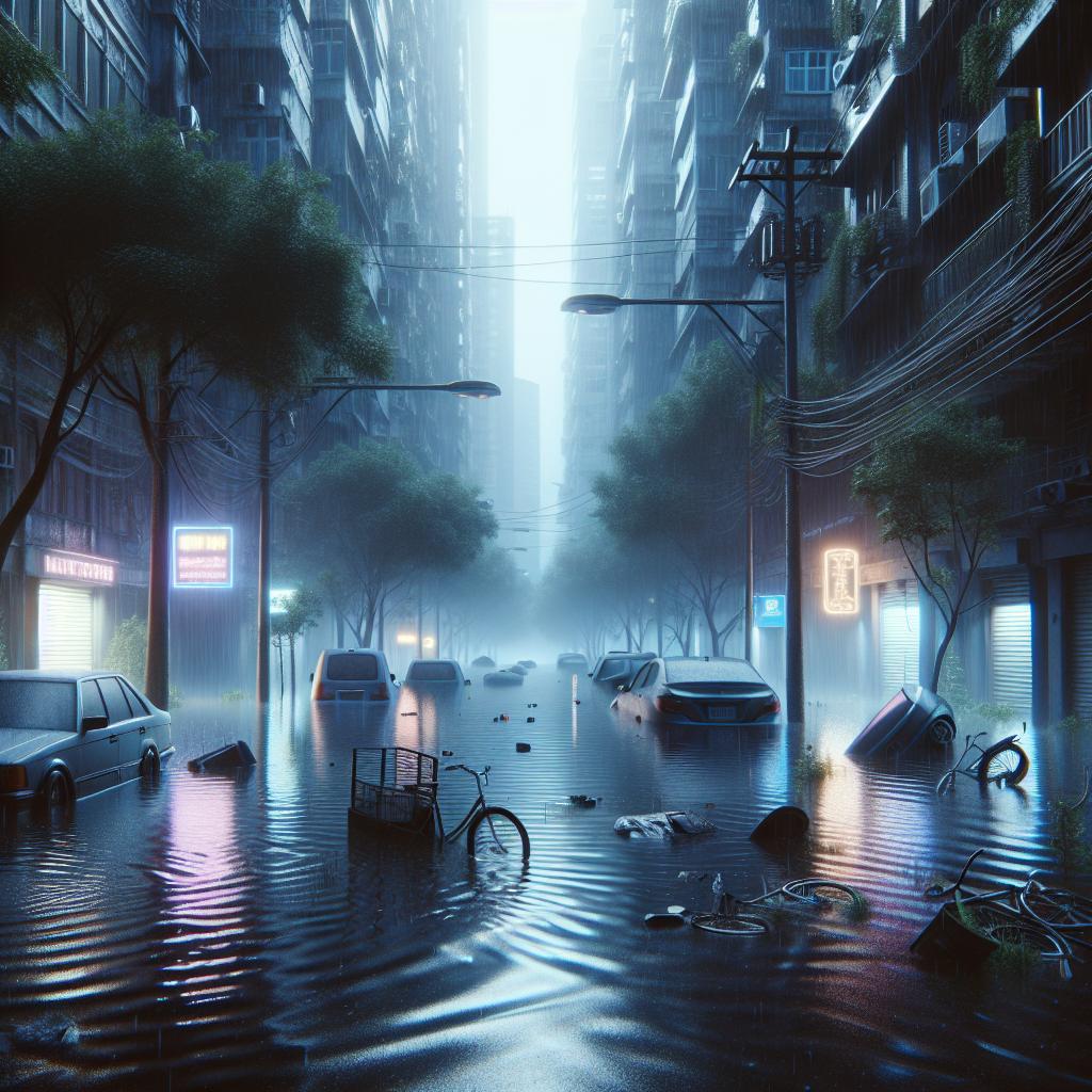 Flooded Urban Streets