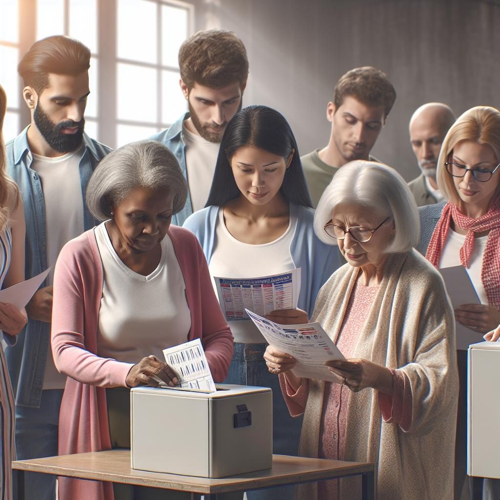 Voters Preparing for Elections