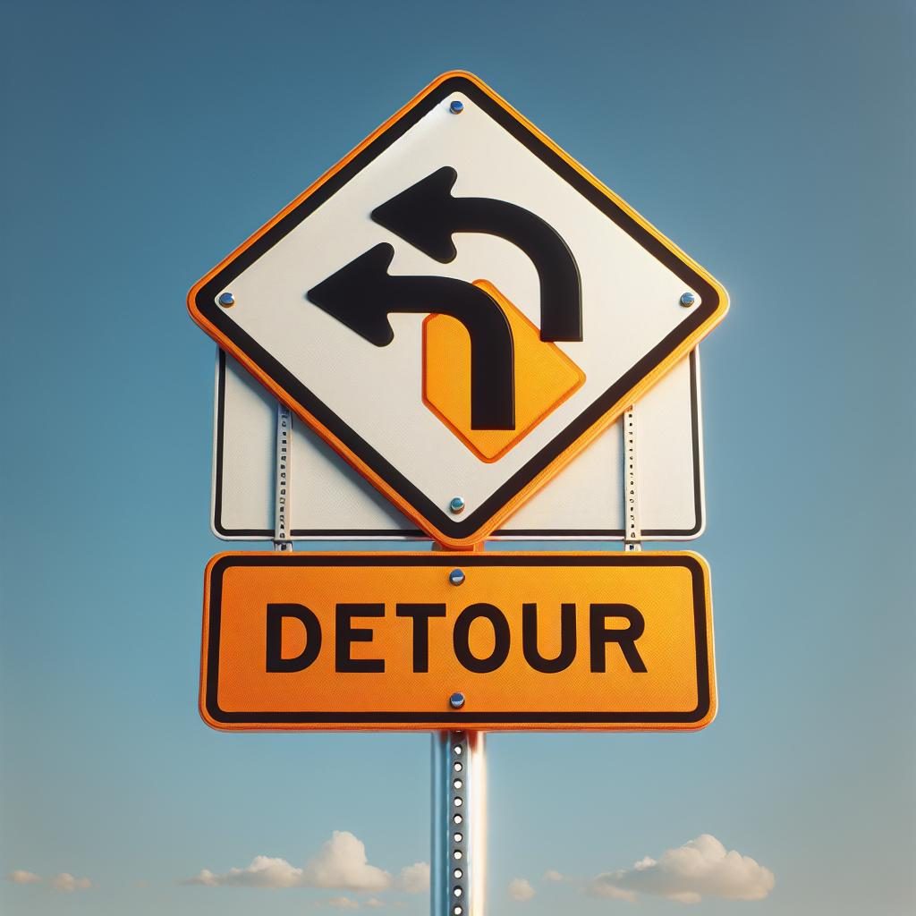 Traffic Sign Detour Alert