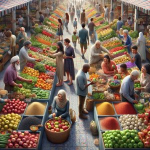 Vibrant Food Market