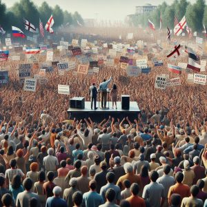 Political rally in Georgia