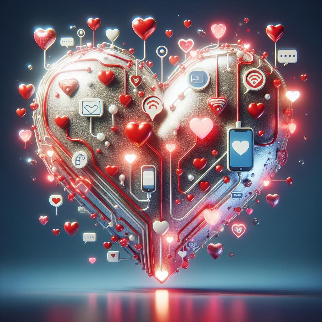 Texting Heart Connection