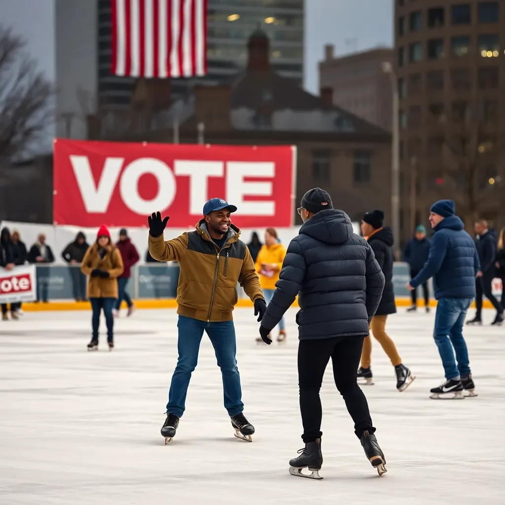 Atlanta Hosts Engaging Skating Event to Mobilize Voters for 2024 Election