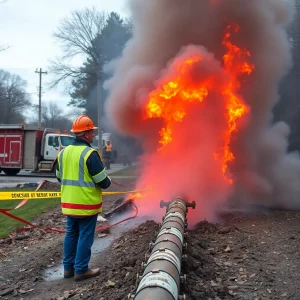 Construction Crew Causes Gas Line Rupture in Atlanta, No Evacuations Needed