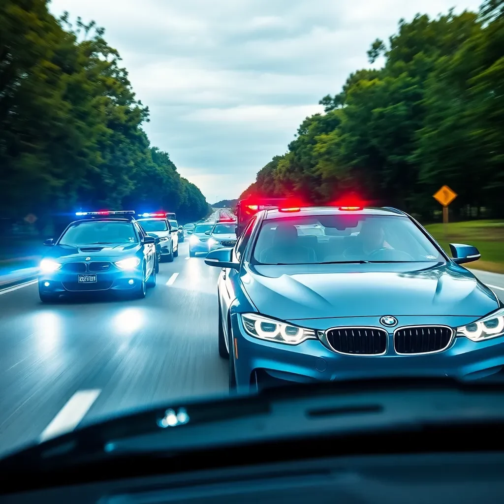 Atlanta Police Pursue Suspect in High-Speed Chase of Stolen BMW