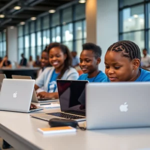 Empowering Atlanta Youth Through Technology: AT&T Partners with 1MO? to Distribute Laptops and Supplies