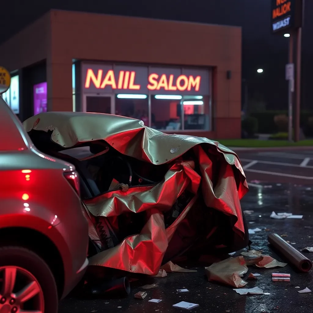 Atlanta Nail Salon Damaged After DUI Crash