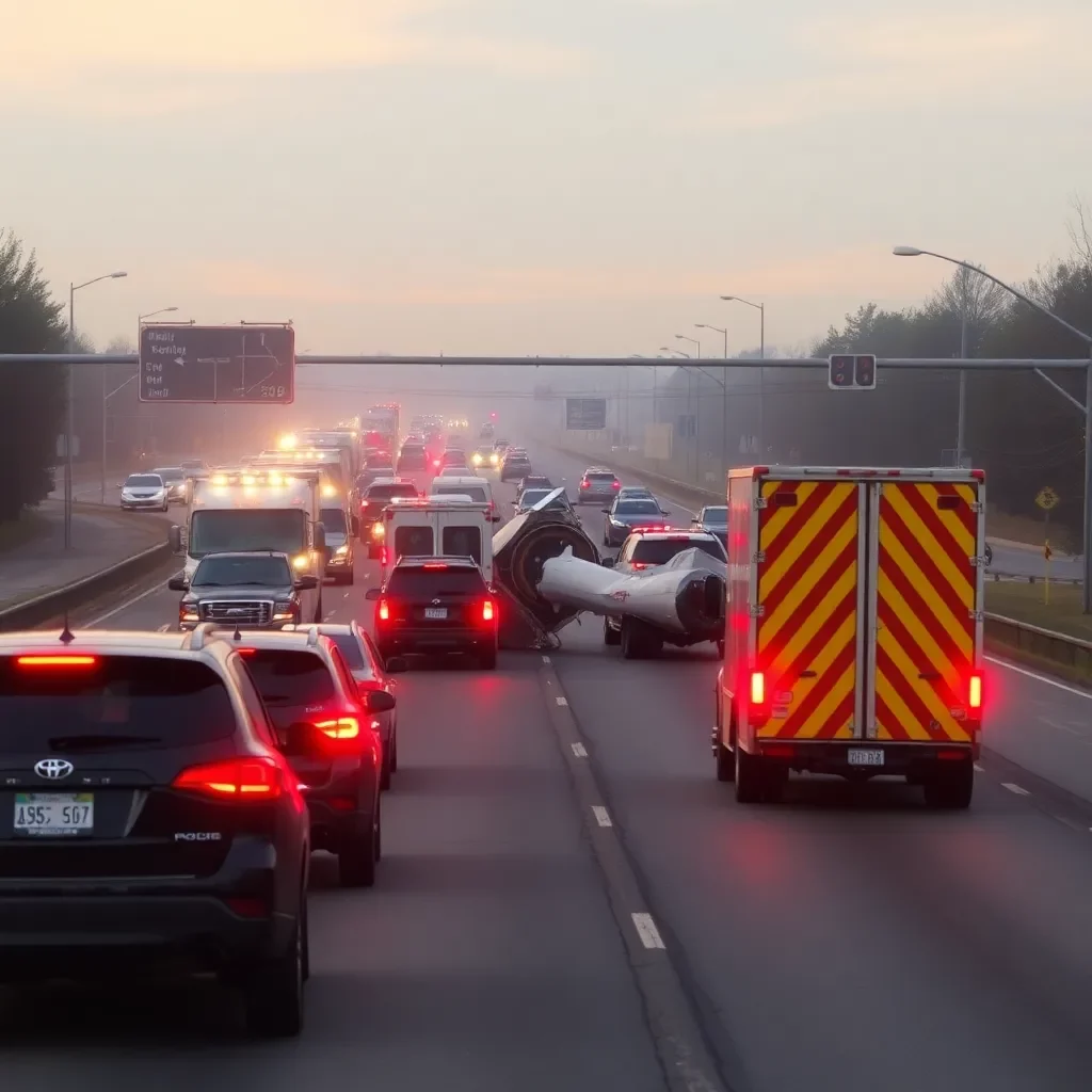 Traffic Mishap on I-85 South Causes Major Delays in Atlanta