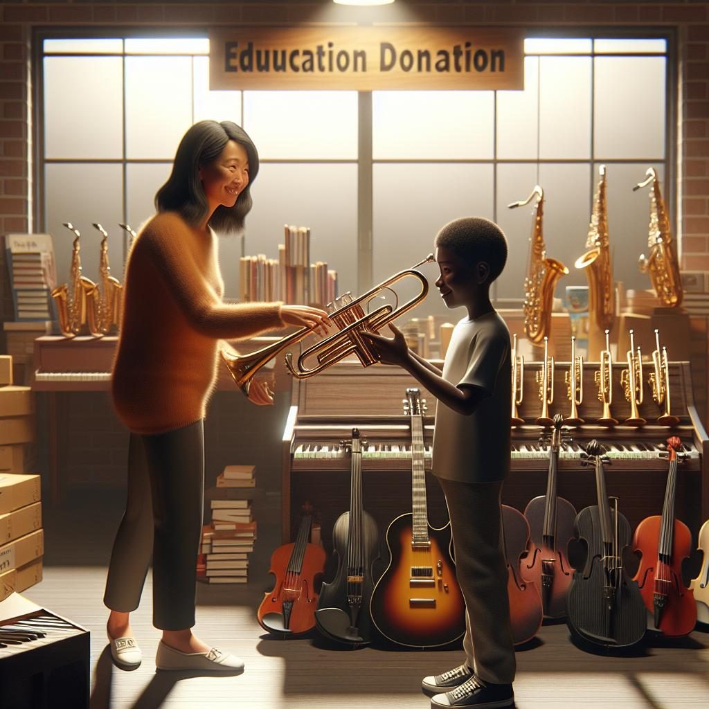 Music education donation