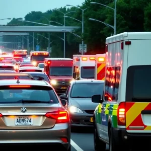 Traffic Pileup in Mechanicsville: Four Hospitalized After I-20 Crash