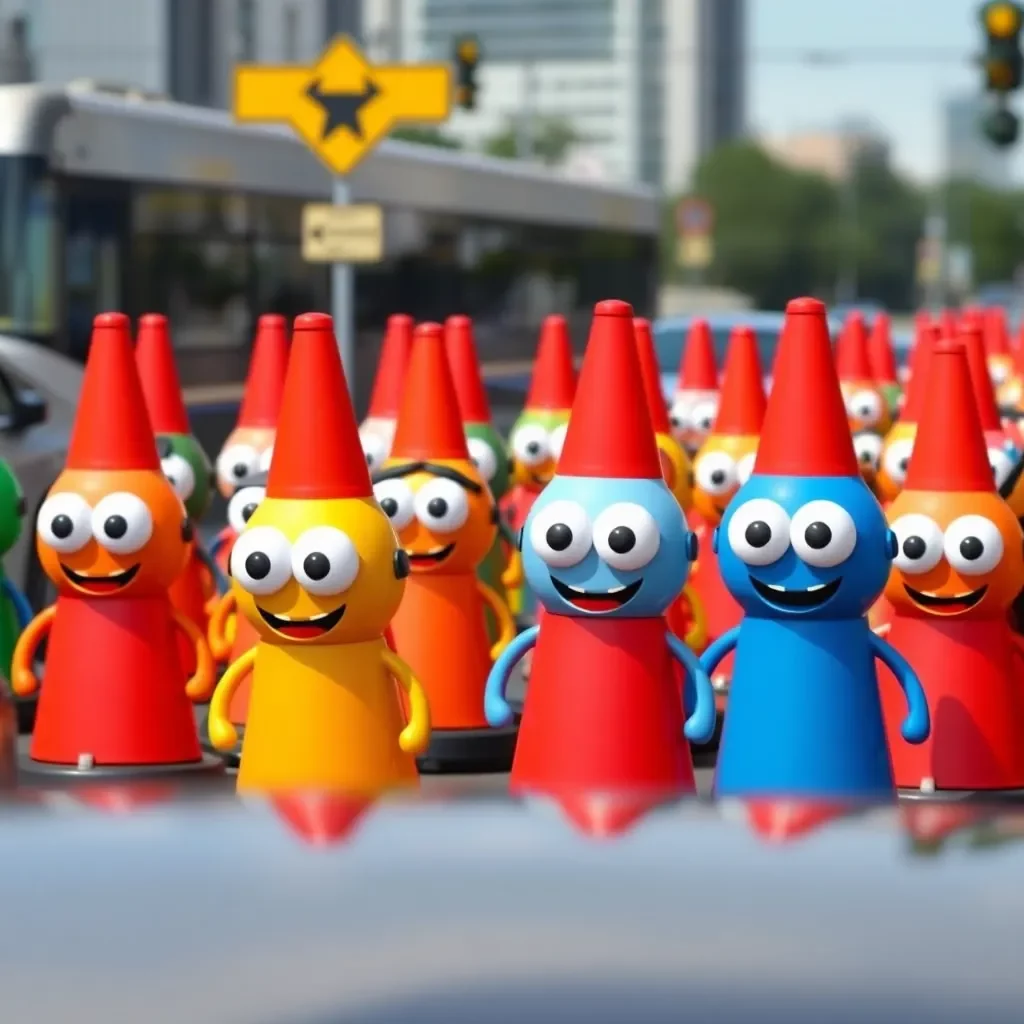 Traffic Jam in Atlanta Disrupted by Harmless Novelty Item