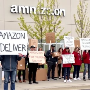 Amazon Workers in Forsyth County, GA, Vote to Strike Ahead of Christmas Holidays