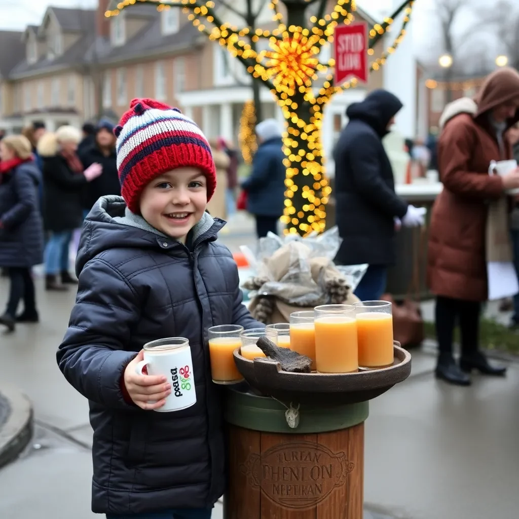 Atlanta Boy Raises $500 for Future Philanthropy with Heartwarming Hot Apple Cider Stand