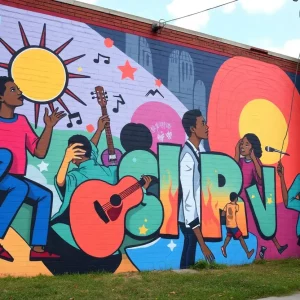 Mural honoring the legacy of OG Maco in Atlanta