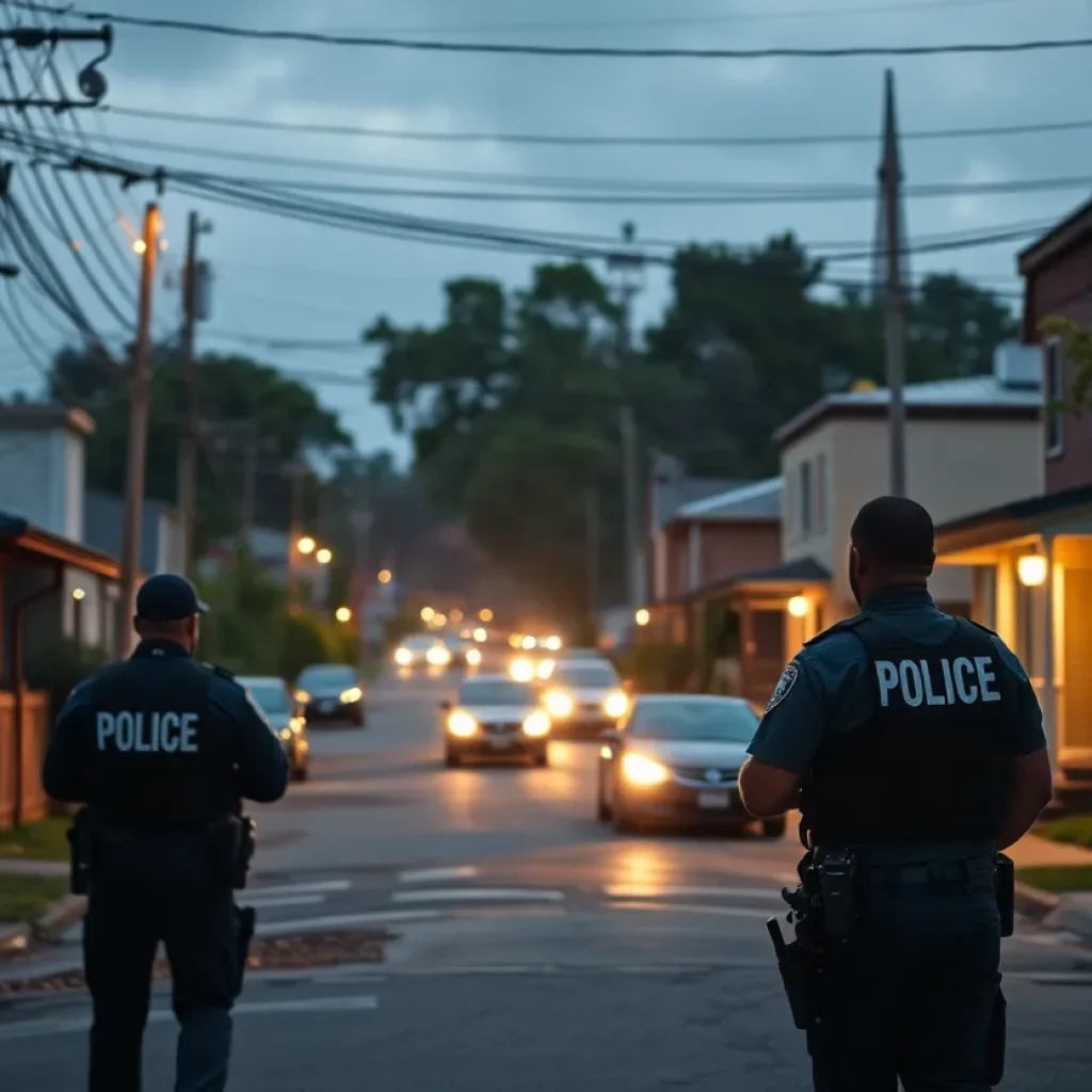 Police activity in Atlanta after a tragic shooting incident.