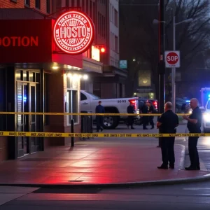 Aftermath of a shooting outside a bar in Atlanta on New Year’s Day