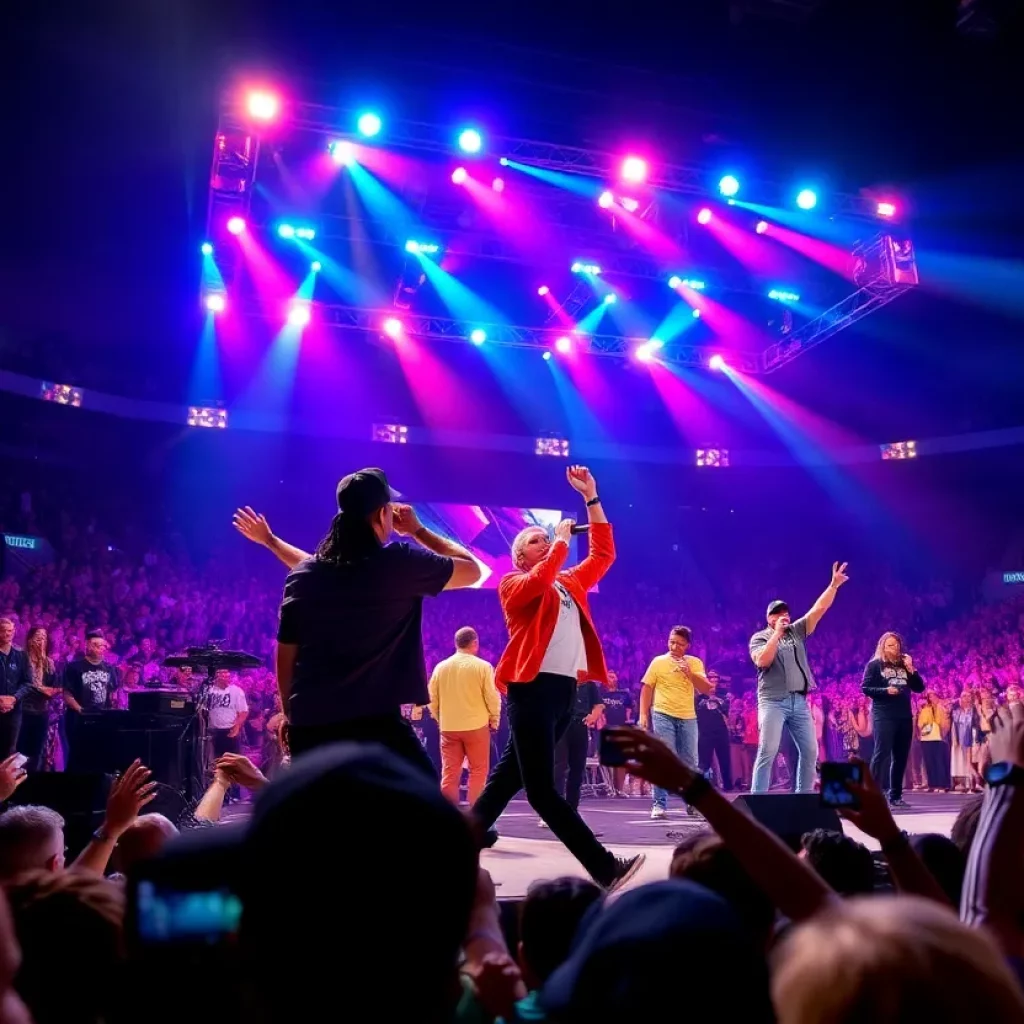 Mariah the Scientist performing at State Farm Arena