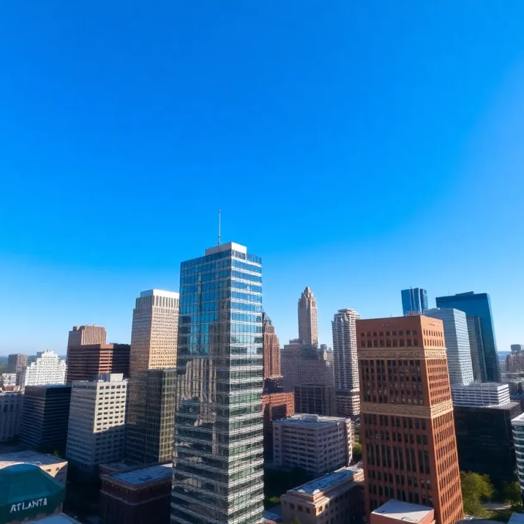 Midtown Atlanta skyline with office buildings