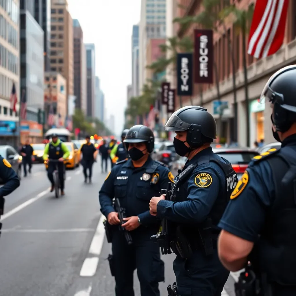 Law enforcement presence in Atlanta's streets