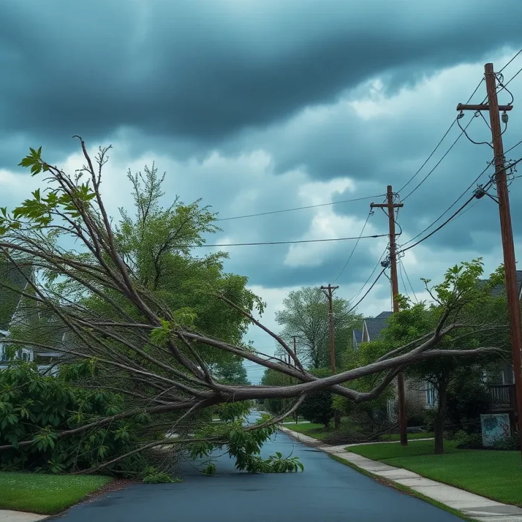 Damage from severe storms in Metro Atlanta