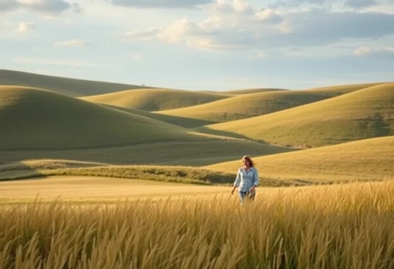 Scenic countryside landscape symbolizing enduring love.